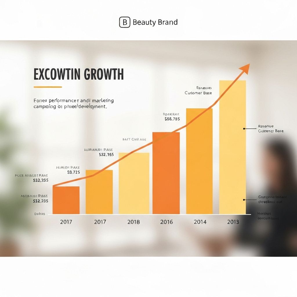 美容品牌Threads營銷成功案例展示客戶增長曲線與轉換數據